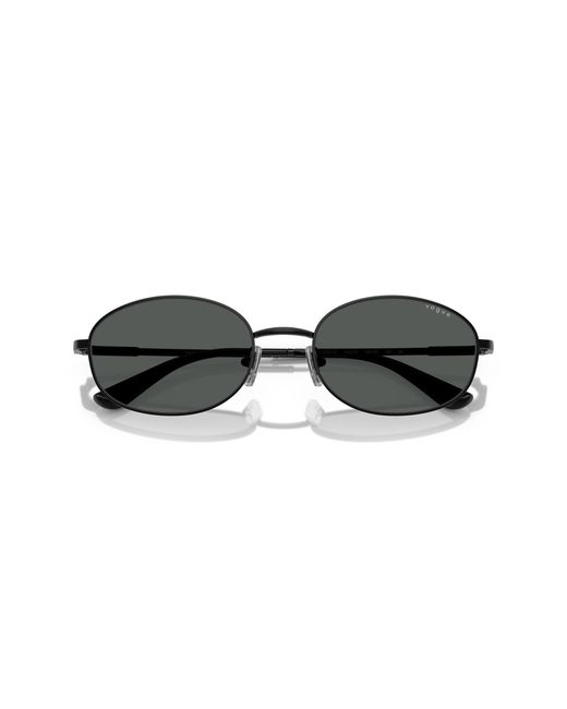 Vogue Eyewear Black Vo4323S 352/87 Sunglasses Metal Round Normal