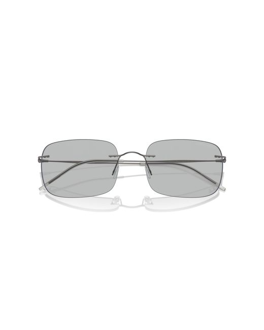 Giorgio Armani Black Ar1512M 300387 Sunglasses Metal Pillow Normal for men