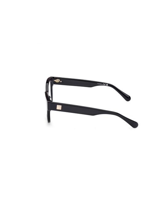 MAX&Co. Black Mo5180 001 Optical Frames Acetate Round Normal