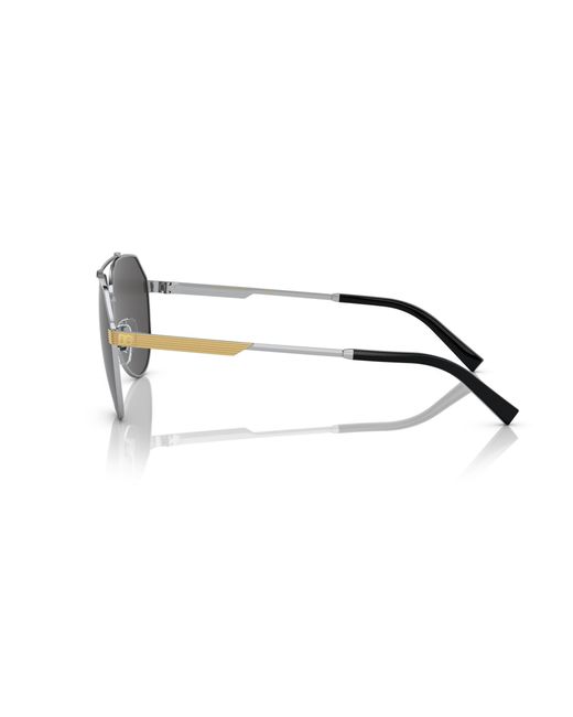 Dolce & Gabbana Black Dg2288 131387 Sunglasses Steel Pilot Normal for men