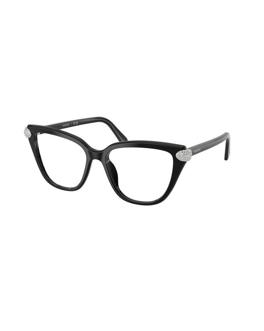Swarovski Black Sk2045 1001 Optical Frames Acetate Cat Eye Normal
