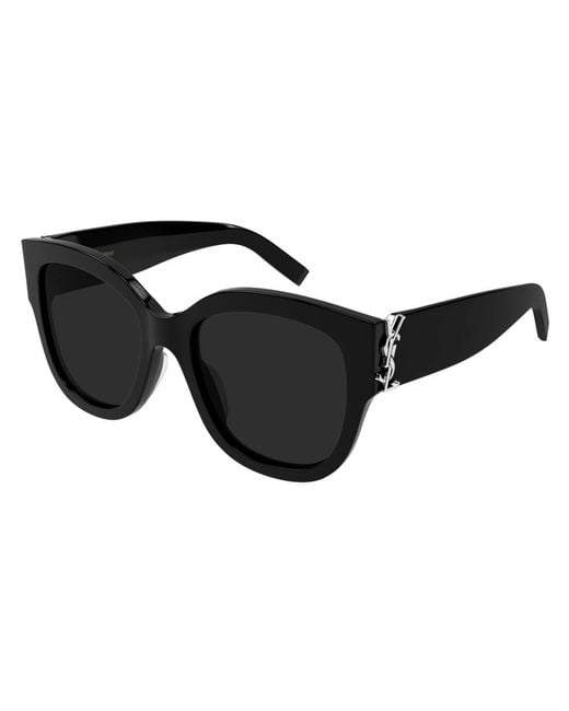 Saint Laurent Black Sl M95/F 005 Sunglasses Acetate Cat Eye Polarized