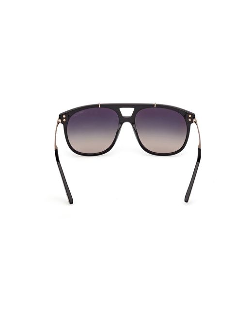 Tom Ford Black Ft1306 Sam-02 01B Sunglasses Acetate Smoke Squared Normal