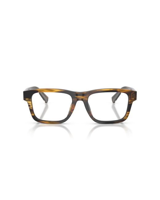 Dolce & Gabbana Black Dg3446 3063 Optical Frames Acetate Transparent Squared Normal for men