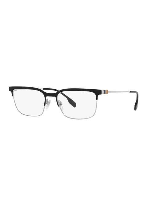Burberry Black Be1375 Douglas 1005 Optical Frames Metal Transparent Squared Normal for men