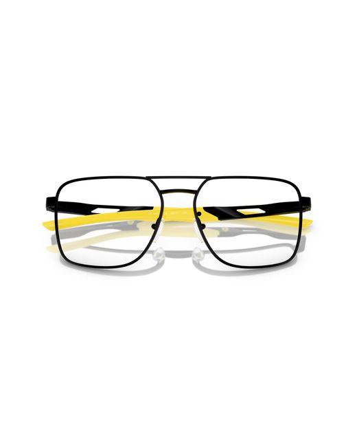 FERRARI SCUDERIA Black Fz7005 123 Optical Frames Metal Squared Normal for men