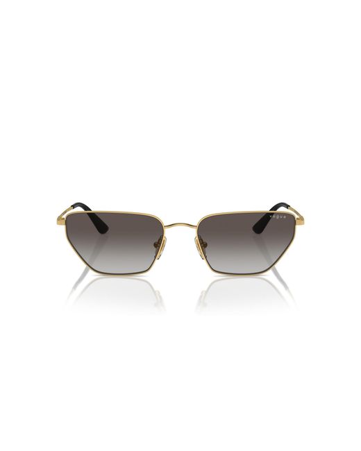 Vogue Eyewear Black Vo4316S 280/8G Sunglasses Metal Geometric Normal Shaded