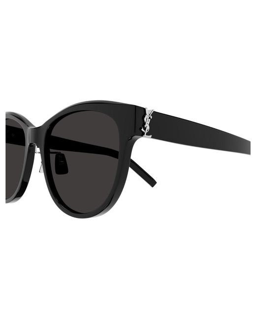 Saint Laurent Black Sl M107/K 001 Sunglasses Acetate Cat Eye