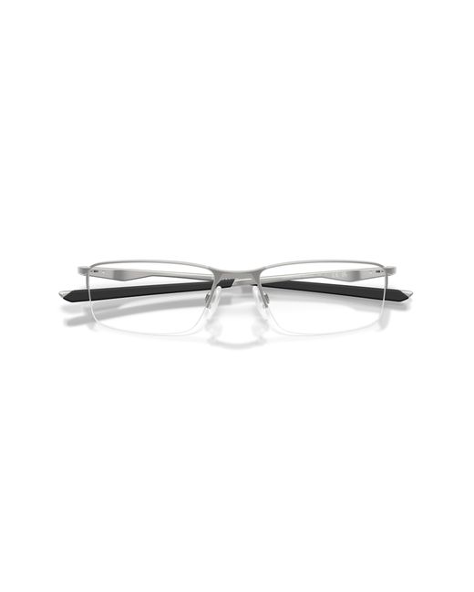 Oakley Black Ox3218 Socket 5.5 321817 Optical Frames Metal Squared Normal for men