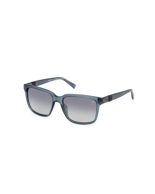 Timberland Black Tb9322-H 92D Sunglasses Injected Squared Polarized Shaded for men