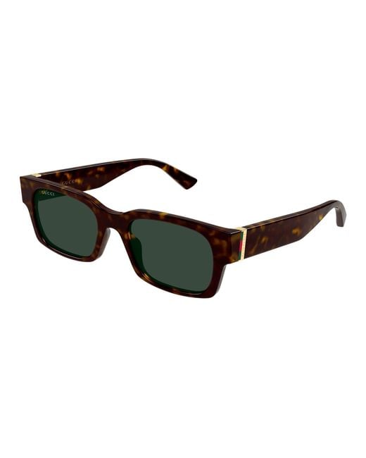 Gucci Black Gg2084S 002 Sunglasses Injected Squared for men