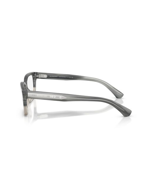 Burberry Black Be2453 4208 Optical Frames Acetate Transparent Squared Normal for men
