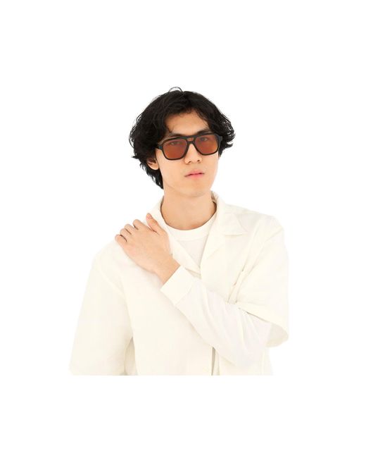 Retrosuperfuture Black G5U Maneval Refined Sunglasses Acetate Squared Normal