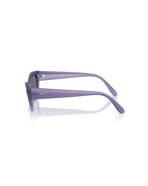 Vogue Eyewear Black Vo5637Su 3219/1 Sunglasses Nylon Cat Eye Normal