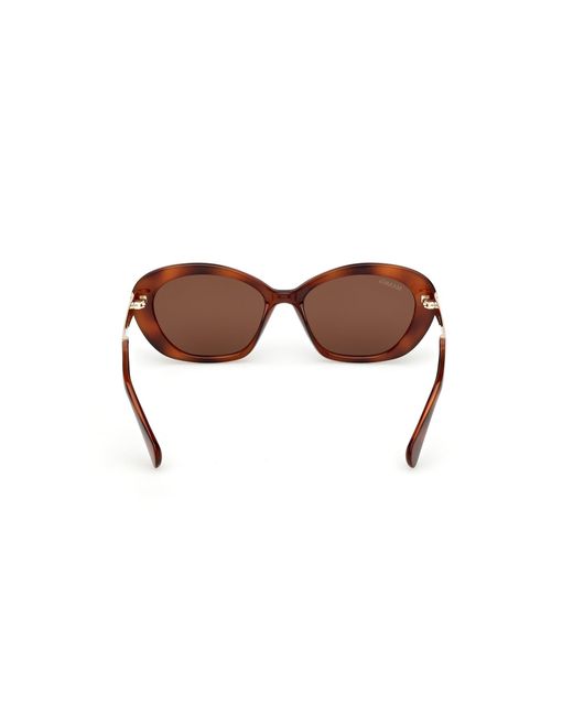 MAX&Co. Black Mo0133 52E Sunglasses Injected Round Normal