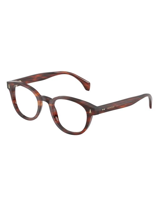 Moncler Black Me2020 3034 Optical Frames Acetate Transparent Round Normal