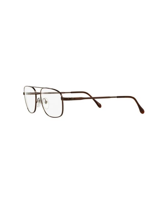 Sferoflex Black Sf2152 352 Optical Frames Metal Squared for men