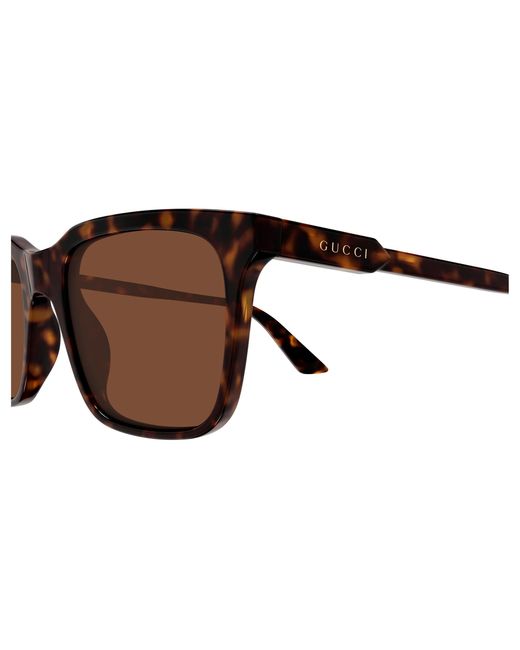Gucci Black Gg2114S 002 Sunglasses Acetate Squared for men