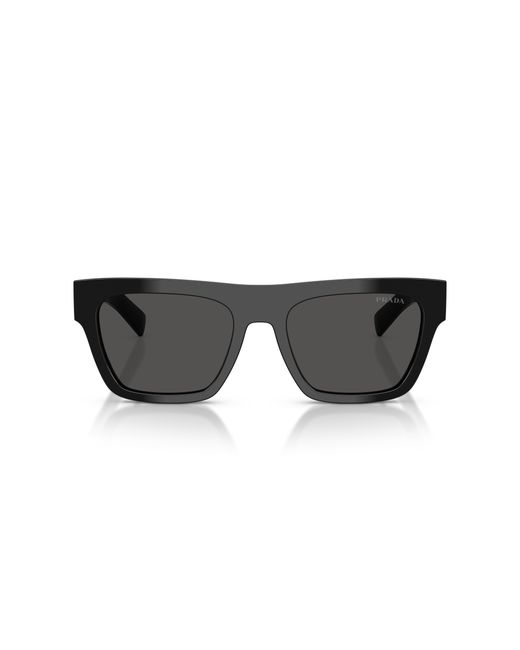 Prada Black Pr C03S 16K08Z Sunglasses Acetate Squared Normal for men