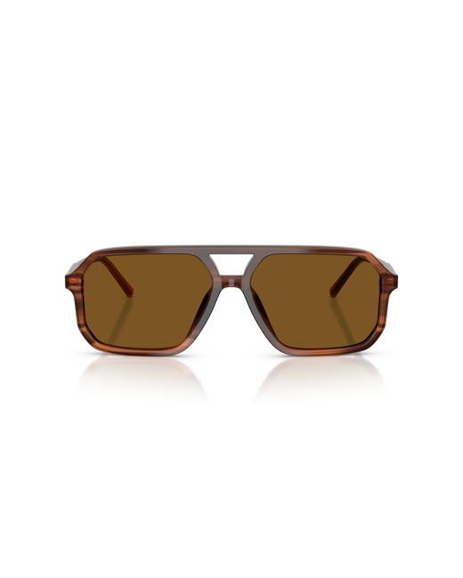 Dolce & Gabbana Black Dg4541 348183 Sunglasses Acetate Pilot Polarized