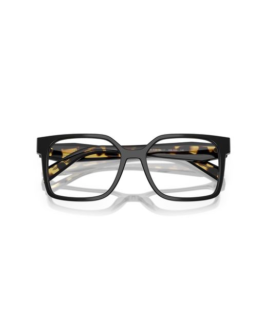 Prada Black Pr B03V 3891O1 Optical Frames Acetate Squared Normal
