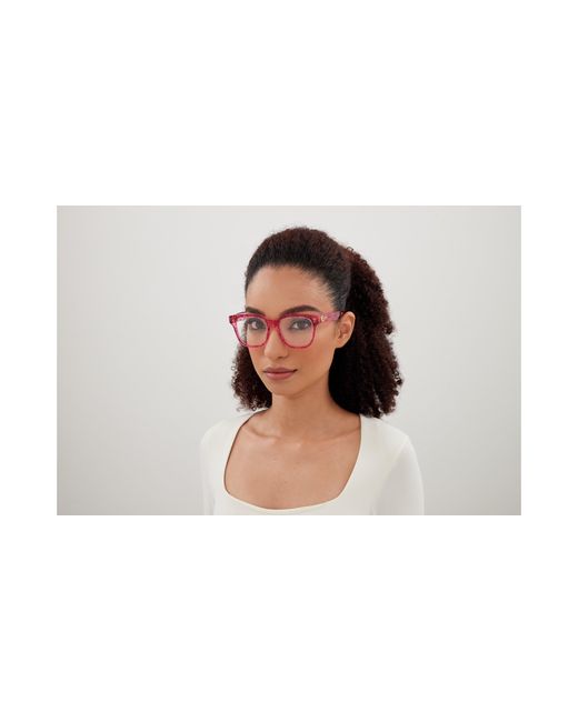 Gucci Black Gg0958O 011 Optical Frames Acetate Transparent Squared