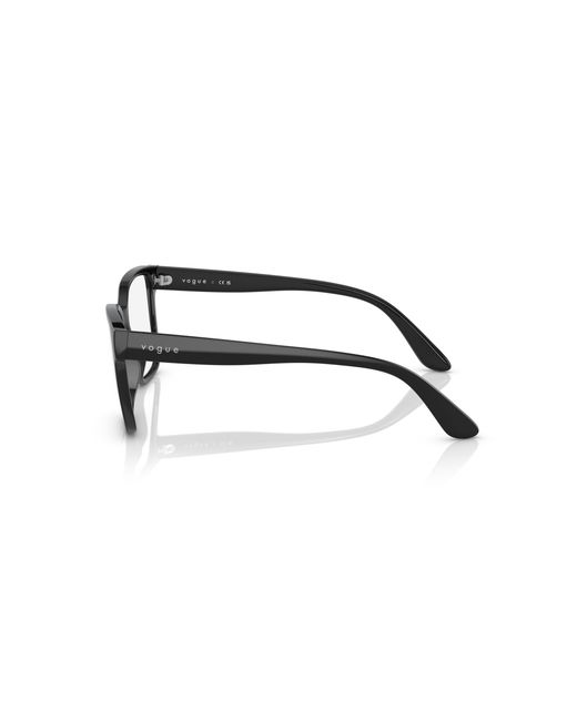 Vogue Eyewear Black Vo5452 W44 Optical Frames Injected Squared Normal