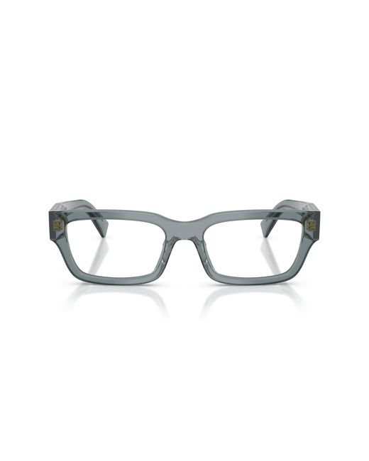 Prada Black Pr C02V 17T1O1 Optical Frames Acetate Pillow Normal for men
