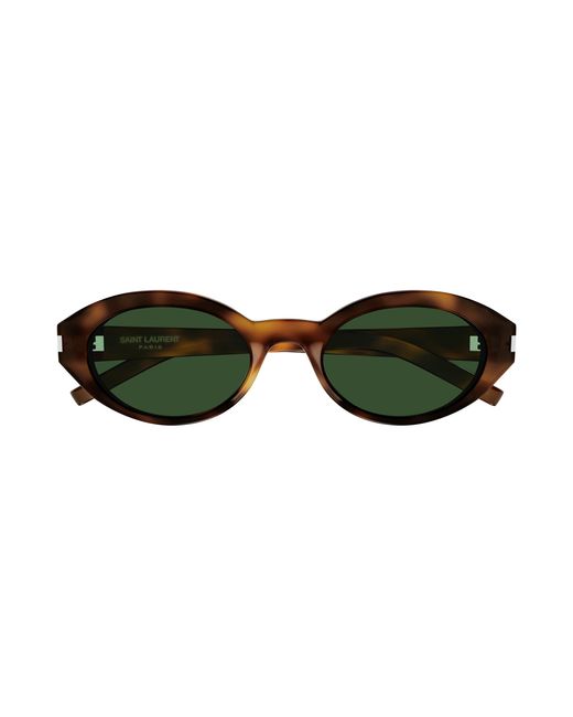 Saint Laurent Black Sl 567 002 Sunglasses Acetate Round Normal