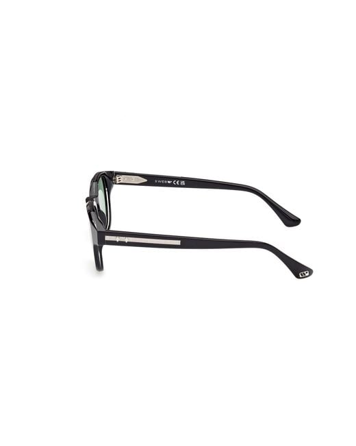 Web Black We0361 05N Sunglasses Acetate Round Normal for men