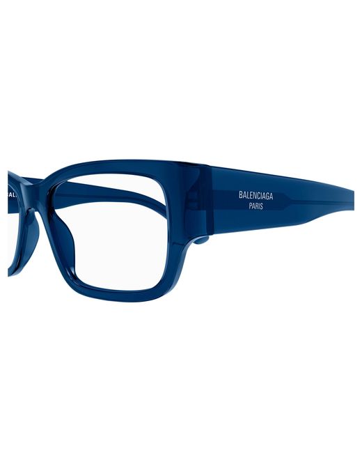 Balenciaga Black Bb0373Ok 003 Optical Frames Acetate Transparent Squared for men
