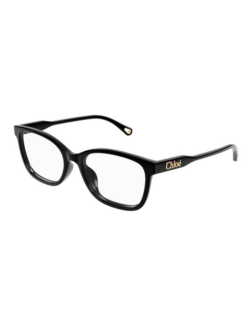 Chloé Black Ch0276Oa 001 Optical Frames Acetate Transparent Squared