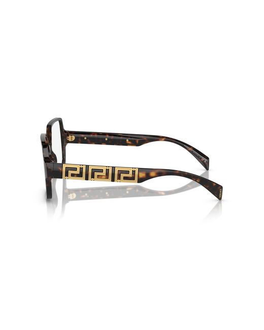 Versace Black Ve3337 108 Optical Frames Acetate Squared