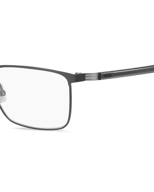 Boss Black Boss 1637 Svk/99 Optical Frames Steel Squared for men