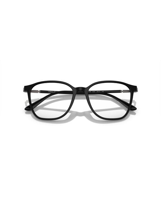 Giorgio Armani Black Ar7236 5042 Optical Frames Acetate Transparent Squared Normal for men