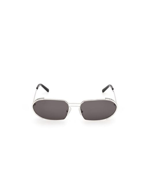 Gcds Black Gd0078 16A Sunglasses Metal Smoke Round Normal