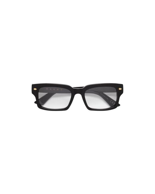 Marni Black 4Mx Eshami Optical Frames Acetate Squared