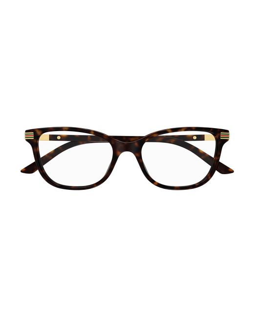 Gucci Black Gg1451O 005 Optical Frames Acetate Transparent Cat Eye
