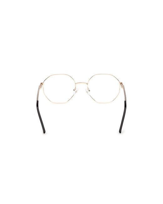 Guess Black Gu50363 002 Optical Frames Metal Geometric Normal