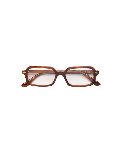 Retrosuperfuture Black Qjp Numero 151 Tabacco Optical Frames Acetate Squared