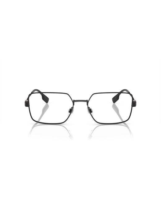 Burberry Black Be1380 1007 Optical Frames Steel Transparent Squared Normal for men
