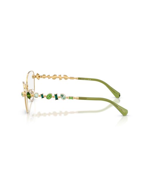 Swarovski Black Sk1024 404G Optical Frames Metal Cat Eye Normal