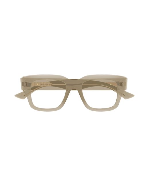 Bottega Veneta Black Bv1361O 008 Optical Frames Acetate Transparent Squared for men