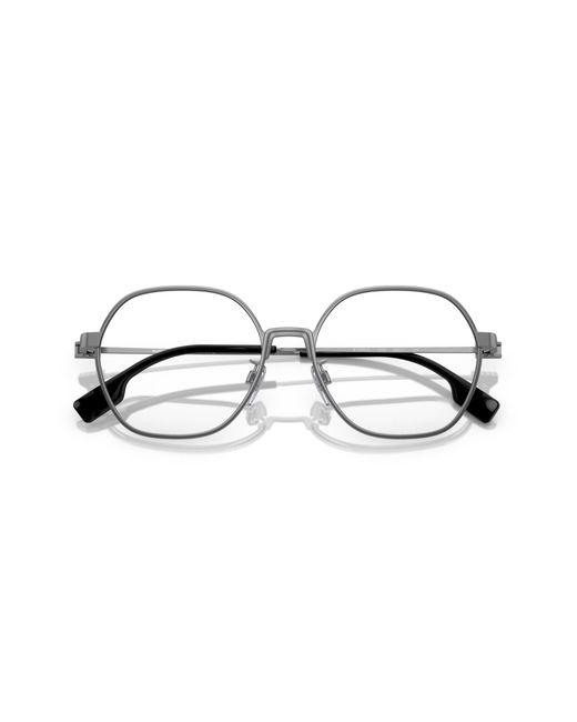 Burberry Black Be1379D Winston 1003 Optical Frames Metal Transparent Geometric Normal for men