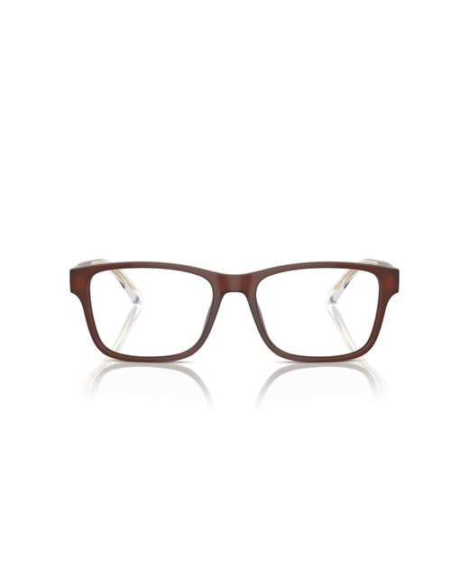 Emporio Armani Black Ea3239 6095 Optical Frames Acetate Squared Normal for men