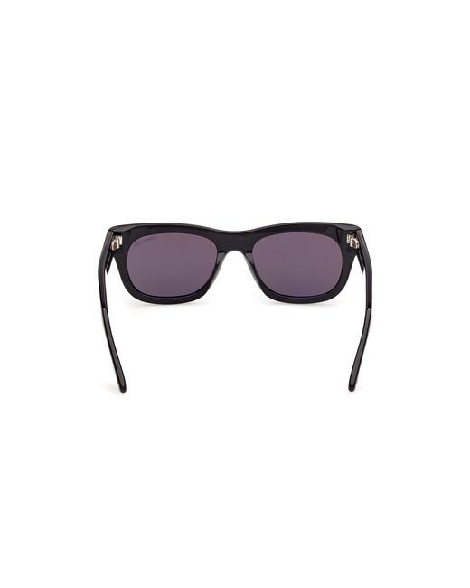 Tom Ford Black Ft1334 Marshall-02 01A Sunglasses Acetate Smoke Squared Normal for men