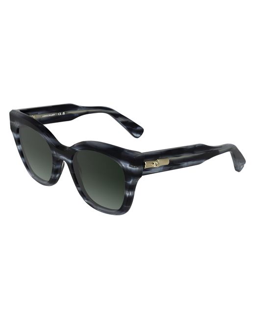 Longchamp Black Lo791S 036 Sunglasses Acetate Squared Normal