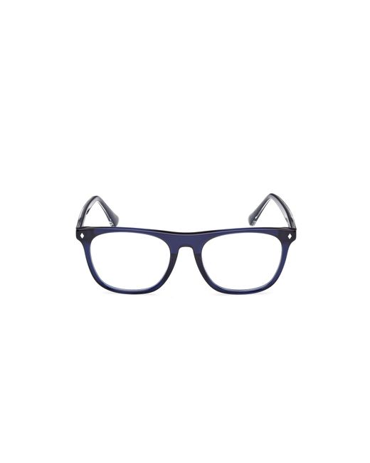 Web Black We5462 092 Optical Frames Acetate Squared Normal for men