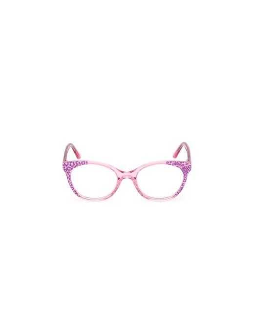 Guess Black Gu50267 077 Optical Frames Acetate Round Normal