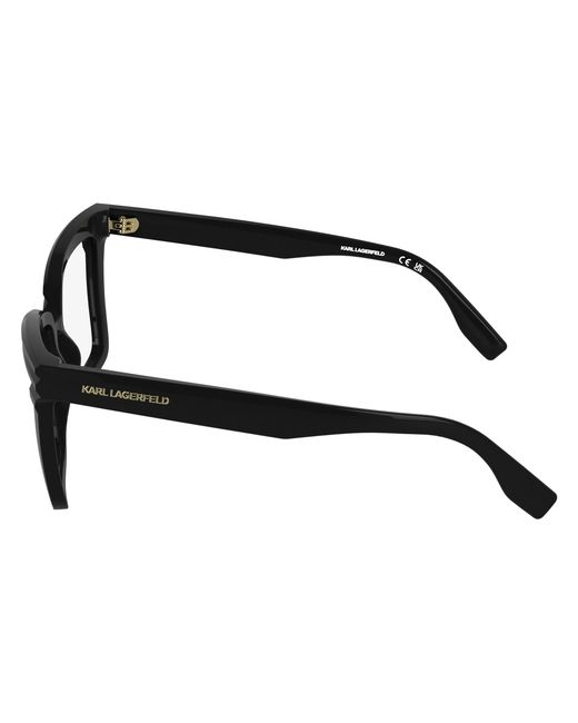 Karl Lagerfeld Black Kl6240 001 Optical Frames Acetate Squared Normal